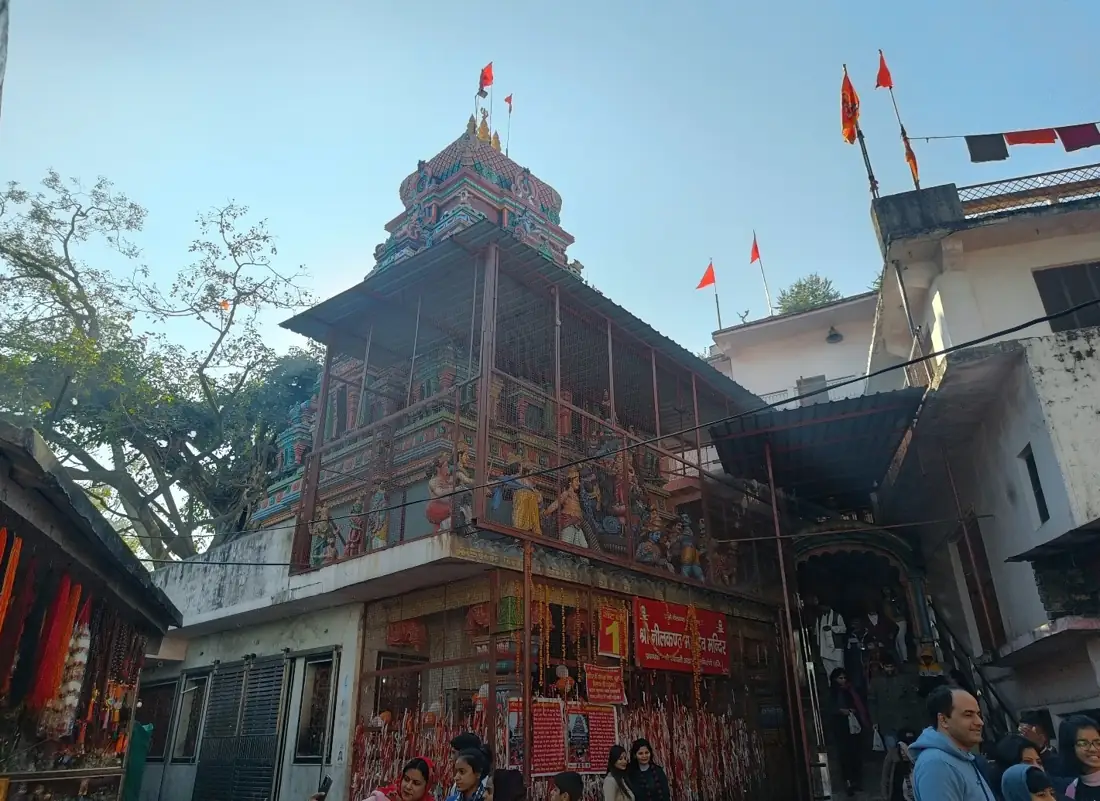 Journey to Serenity: Neelkanth Temple, Jhilmil Cave & Waterfall Tour
