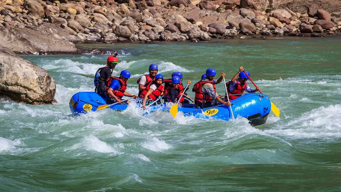 One of the thrilling experiences in Rishikesh: White Water Rafting